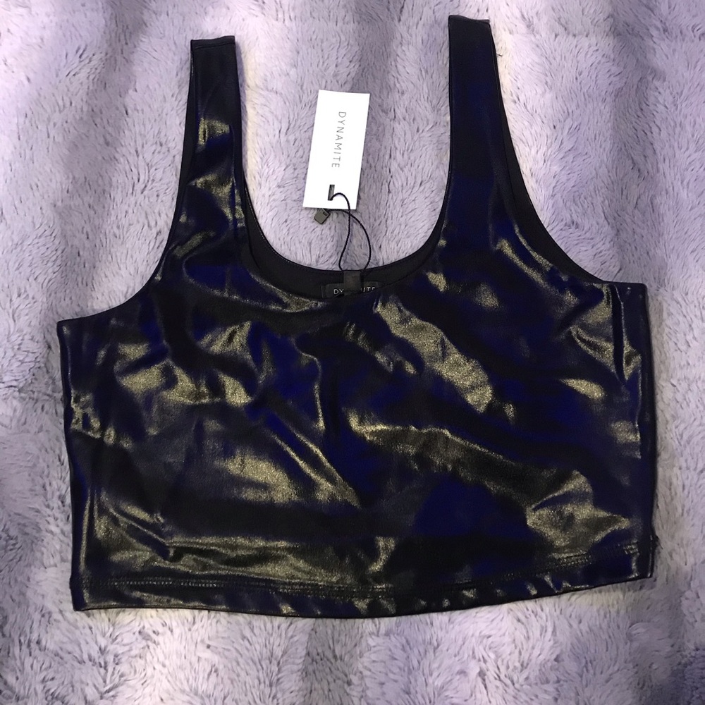 Dynamite scoop crop top